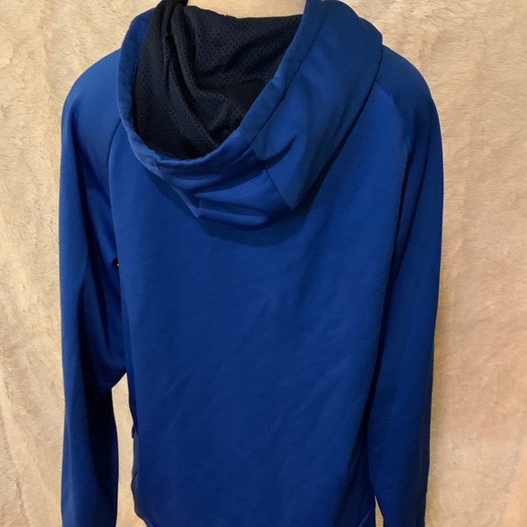Nike blue pull over hoodie - Picture 2 of 4